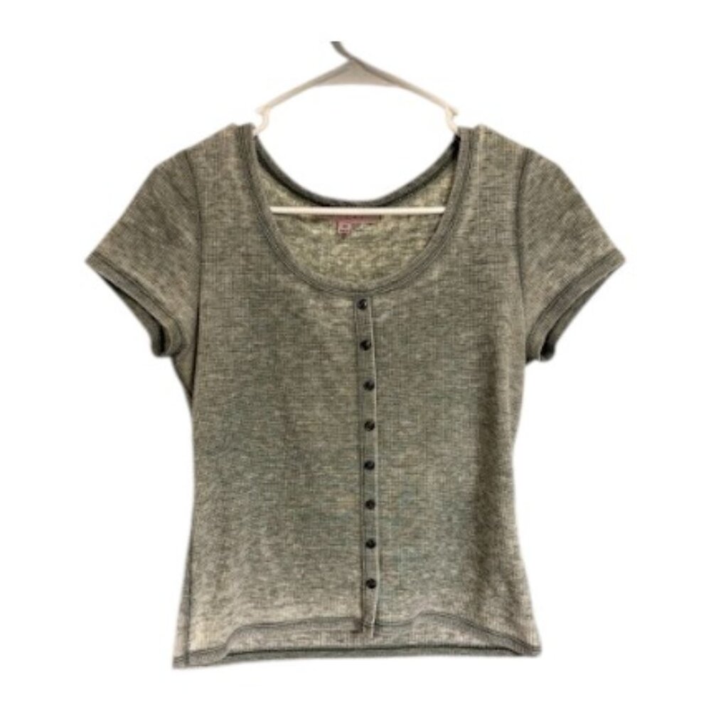 Chase Fame Light Green Women's Crop Top - Size M